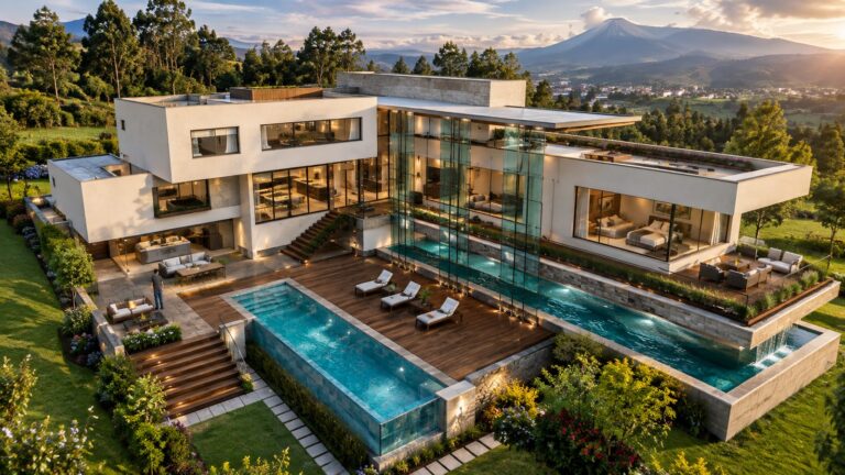Villa moderna entre montañas con piscinas en Pasto, Nariño – Piartal