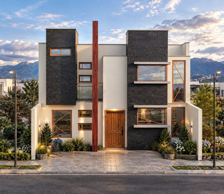 Vivienda con fachada en piedra y madera en Ipiales, Nariño – Piartal