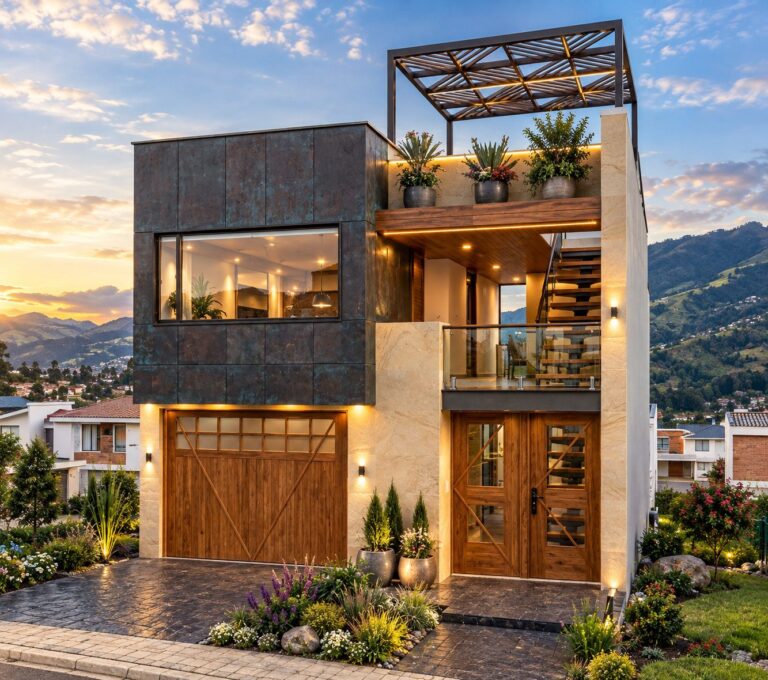 Vivienda con terraza y pérgola en Ipiales, Nariño – Piartal